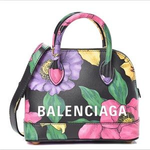 Balenciaga Ville XXS Black Floral